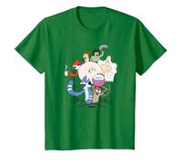 Regular Show Regular Cast Camiseta, Niños, Verde Kelly, 6 años