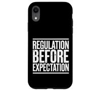 Regulation Before Expectation Motivación del docente - Carcasa para iPhone XR