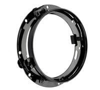 Regun Anillo redondo del faro, Soporte redondo para faros delanteros de motocicleta de 7 pulgadas para faros de motocicleta