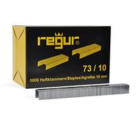 REGUR Grapas planas tipo 73, 73/10 mm, para grapadora Regur 31, Rapid HD 31, etc.