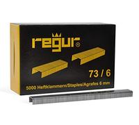 REGUR Grapas planas tipo 73, 73/6 mm, para grapadora Regur 31, Rapid HD 31, etc.