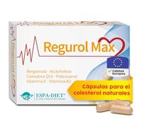 Regurol Max - Bergamota con alcachofera y Coenzima Q10 - Apoyo metabolismo y equilibrio lipídico - policosanol, vitaminas B3 y E - Salud cardiovascular - 30 cápsulas - Espadiet