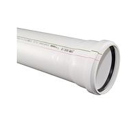 Rehau Raupiano Plus - Tubo de desagüe (DN 50 x 1000 mm)