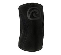 Rehband codera de SBR/neopreno de 5 mm, elbow sleeve para deportes de fuerza, diseño anatómico, antideslizante y ajuste ceñido para mujer y hombre, Color:Carbon/Negro, Talla:XXL