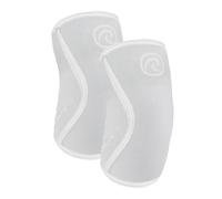 Rehband codera de SBR/neopreno de 5 mm, elbow sleeve para deportes de fuerza, diseño anatómico, antideslizante y ajuste ceñido para mujer y hombre, Color:Arctic/White - 1 Par, Talla:L