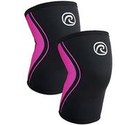 Rehband Rodillera 3mm de neopreno, rodillera ligera para hombres y mujeres, rodillera deportiva para deportes de resistencia, rodillera deportiva transpirable, Color:Rosa - 1 Par, Talla:XL