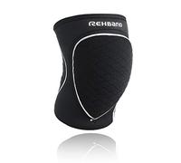 Rehband Rodillera Acolchada, Unisex, RX Speed, Negro/Rojo