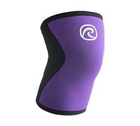 Rehband - Rodillera deportiva de musculación (1 unidad, mango de rodilla SBR/neopreno de 5 mm, rodillera Cross Fit, unisex, color: púrpura, tamaño: L