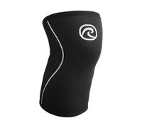 Rehband Rodillera Vendaje Fuerza Sport, Rodillera para Cross Fit & Entrenamiento Pesado Fabricada en Neopreno de 5 mm, Unisex, Color:Negro, Talla:XXS