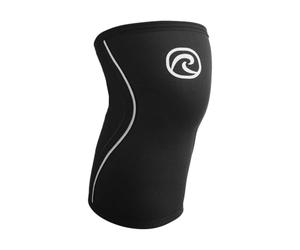 Rehband Rodillera Vendaje Fuerza Sport, Rodillera para Cross Fit & Entrenamiento Pesado Fabricada en Neopreno de 5 mm, Unisex, Color:Negro, Talla:XXS