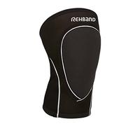 Rehband Rodilleras de neopreno de 3mm para balonmano y voleibol, rodilleras para deportes de interior, protege y estabiliza la rodilla, Color:Negro, Talla:XXL