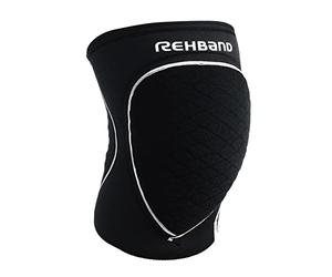 Rehband Rodilleras para Balonmano, Voleibol y Deportes de Sala, Rodilleras de Neopreno cómodas y de ajuste ceñido, Protector de Rodilla Deportivo para Mujeres y Hombres, Color:Negro, Talla:M