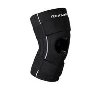 Rehband Rodillera UD, 1 pieza, rodillera apertura de rótula 5mm neopreno, Color:Negro, Talla:S