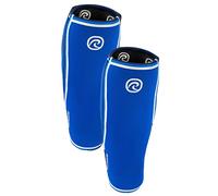 Rehband Vendaje de pantorrilla de 5mm neopreno, vendaje de compresión para pantorrilla y espinilla, espinillera para peso muerto, CrossFit, Color:Azul - 1 Par, Talla:M