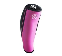 Rehband Vendaje de pantorrilla de neopreno, vendaje de compresión para pantorrilla y espinilla, espinillera para peso muerto, CrossFit, Color:Rosa - 1 Pieza, Talla:L