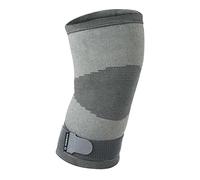 Rehband Vendaje de rodilla, vendaje de compresión articulación de la rodilla para el deporte y la vida cotidiana promueve la circulación sanguínea, unisex, color: gris, tamaño: M