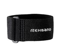 Rehband Vendaje para codo de tenista 1 ud. Talla única, unisex, manguito para codo de tenista y codo de golf, Color:Negro, Talla:Talla única