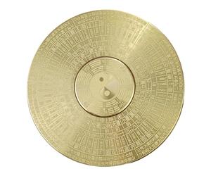 Reheyre Brújula giratoria Feng Shui Luo-Pan, estilo retro chino Tai Chi Bagua Brújula de latón para buena suerte planificación del hogar decoración B