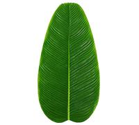 Reheyre Hoja de plátano artificial DIY hoja de plátano aventura tema fiesta boda hogar cocina decoración mesa camino centro centro centro de mesa L