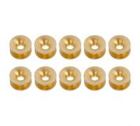 Rehoetom 10 ojales de latón para cabeza de recortadora de césped, 14 mm de diámetro exterior x 4,3 mm, piezas de desbrozadora ID| Accesorios de repuesto para cortadores de cepillo de jardín
