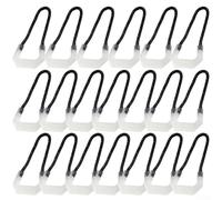 Rehoetom 20 cuerdas de repuesto luminosas con cremallera para tienda de campaña, equipaje, maleta, mochilas, kit de reparación de cremallera que brilla en la oscuridad con G fluorescente