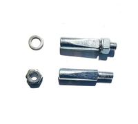 Rehoetom 4 pasadores de 9,5 mm para rueda de cadena de manivela de bicicleta, pasadores de acero con tuerca y arandela, compatibles con bielas de ciclo estándar (tamaño mediano)