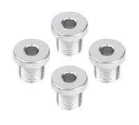 Rehoetom 4 tornillos M10 para desviador trasero de bicicleta, tornillos de gancho trasero de aleación de aluminio para desviadores traseros, M10 x P1.0, 13.8 mm de longitud, compatible con Mountain