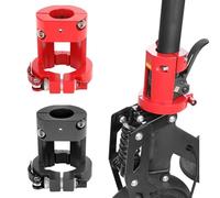 Rehoetom Abrazadera plegable de aleación de aluminio para scooter eléctrico Xiaomi/Pro/Pro2/1S/Mi3, soporte de tubo para estabilidad del vástago, reducción del tambaleo y chirrido, (rojo)