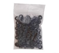 Rehoetom Accesorios de aparejo de silicona Crankbait - 100 juntas tóricas para gusanos de aparejo loco, conectores de aparejos de pesca de carpa, para duraderos y elásticos, 5 tamaños (1#-5#) (1#)