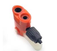 Rehoetom Cabezal de repuesto para inflador de neumáticos con doble válvula (&), boquilla de adaptador de aire de plástico, se adapta a la mayoría de pistas