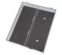 Rehoetom Caja expositora de tarjetas deportivas de acrílico montada en la pared para tarjetas de béisbol, baloncesto y hockey, armario de almacenamiento transparente, 36 x 48 x 29,5 cm (B)