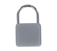 Rehoetom Candado de sincronización con pantalla LCD, temporizador electrónico de 999 horas para entrenamiento de autocontrol, recargable por USB, cuerpo de metal a prueba de salpicaduras (gris)