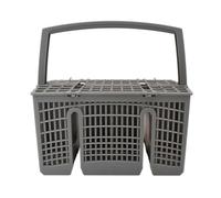 Rehoetom Cheritable - Cesta de plástico para cubiertos Bosch Siemens Neff Constructa, pieza de repuesto 11018806, soporte gris para utensilios de lavavajillas con