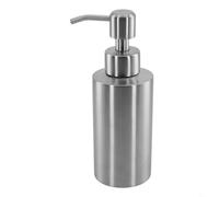 Rehoetom Dispensador de jabón líquido de acero inoxidable 304 con bomba y parte superior desmontable, para uso en baño o cocina con gran capacidad y fácil recarga (250 ml)