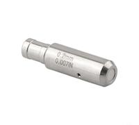 Rehoetom EDM - Broca de cerámica blanca para perforadora (0,15-3,0 mm, para máquinas de descarga eléctrica CNC, 30 mm de longitud, plata (0,2 mm)