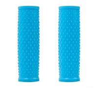 Rehoetom Empuñaduras antideslizantes de polietileno para scooters eléctricos Xiaomi (, Pro, 1S) - Fundas de repuesto ergonómicas que absorben los golpes, par, negro/gris/rojo/azul (azul)