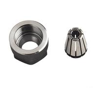 Rehoetom ER11 - Pinzas de resorte para fresadoras y grabadoras CNC, rango de sujeción de 3,175 mm-6 mm, alta sujeción con tuerca de mandril, compatible con ER11A, (4 mm)