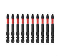 Rehoetom FPH2 Juego de puntas de destornillador de colisión magnética para electricistas, funda de goma impermeable, resistente al óxido, eje de precisión de aleación de acero, varios tamaños, fuerza
