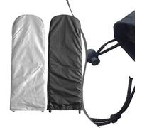 Rehoetom Funda de escalera impermeable para exteriores, a prueba de polvo, plegable, con cordón ajustable, tela Oxford 210D para escalones y extensión (50 x 154 x 6,5 cm2)