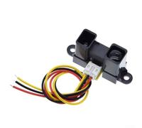 Rehoetom GP2Y0A02YK0F Sensor de proximidad infrarrojo para medición de distancia 20-150 cm, salida analógica, consumo de energía 33 mA, módulo compacto 29,5 x 13 x 21,6 mm con alto