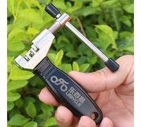 Rehoetom Herramienta de cadena de bicicleta, cortador de cadena y removedor de pasadores de eslabones, herramienta de ruptura forjada de acero para reparación de cadenas, compatible con la mayoría de