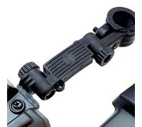 Rehoetom Juego de guardabarros delantero y trasero compatible con bicicletas de carretera y montaña de 24, 26 y 27 pulgadas, kit de plástico de 2 piezas, color negro