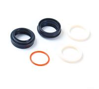 Rehoetom Juego de sellos de limpiaparabrisas y aceite para horquilla delantera de bicicleta compatible con horquillas de suspensión de 32/34/35/36 mm, incluye anillos de espuma e indicador de viaje