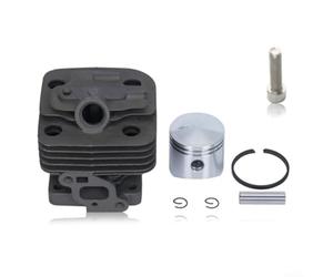 Rehoetom Kit de cilindro de 34 mm PB-260I PB-260L PE-260 PE-261 EDR-260 SRM-260| Juego de reparación de motor de aluminio con anillos Pin Circlips Trimmer Soplador