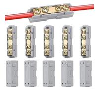 Rehoetom Kit de conector de cable de 10 AWG con terminales de cableado rápido de 60 A/80 A para aplicaciones de alta potencia en proyectos marinos, automotrices y eléctricos (80 A)