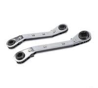 Rehoetom Kit de herramientas de instalación de extracción de núcleo de válvula nominal al vacío con llave de reparación dual, 4 en 1 para juego de mantenimiento HVAC para sistemas R22/R407A/R410A/R32