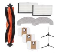 Rehoetom Kit de piezas de repuesto uninell UR3 Robot Aspiradora - Incluye cepillo principal | Cepillos laterales | HEPA | Paños de fregona y bolsas de polvo de 3.3L | Juego de accesorios blancos y
