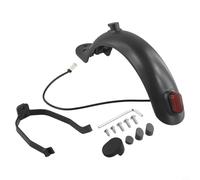 Rehoetom Kit de repuesto de guardabarros trasero para scooter eléctrico con luz trasera, soporte, tornillos y herramientas, compatible con Xiaomi para Mi Scooter eléctrico (Blac