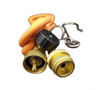 Rehoetom Manguera de antorcha TIG de 5 pies con kit de extensión de gancho, manguera de soldadura de gas reforzada con fibra para cilindros CGA600, compatible con aplicaciones de propano MAPP en HVAC