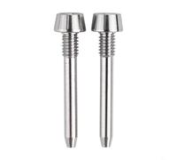 Rehoetom Paquete de 2 pasadores de retención de pastillas de freno de bicicleta para MT2 MT4 MT5 para MT6 MT8, eje de perno de pinza de freno de disco de aleación con broche para anillo, compatible